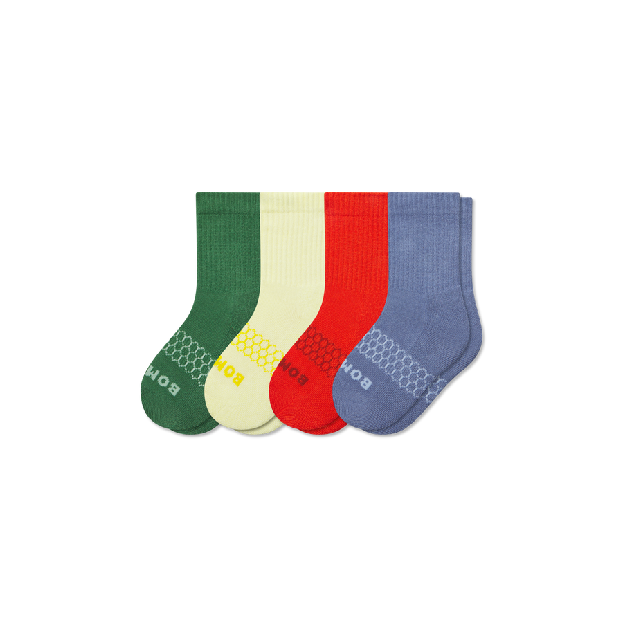 Junior Solids Calf Sock 4-Pack - Ready Pick