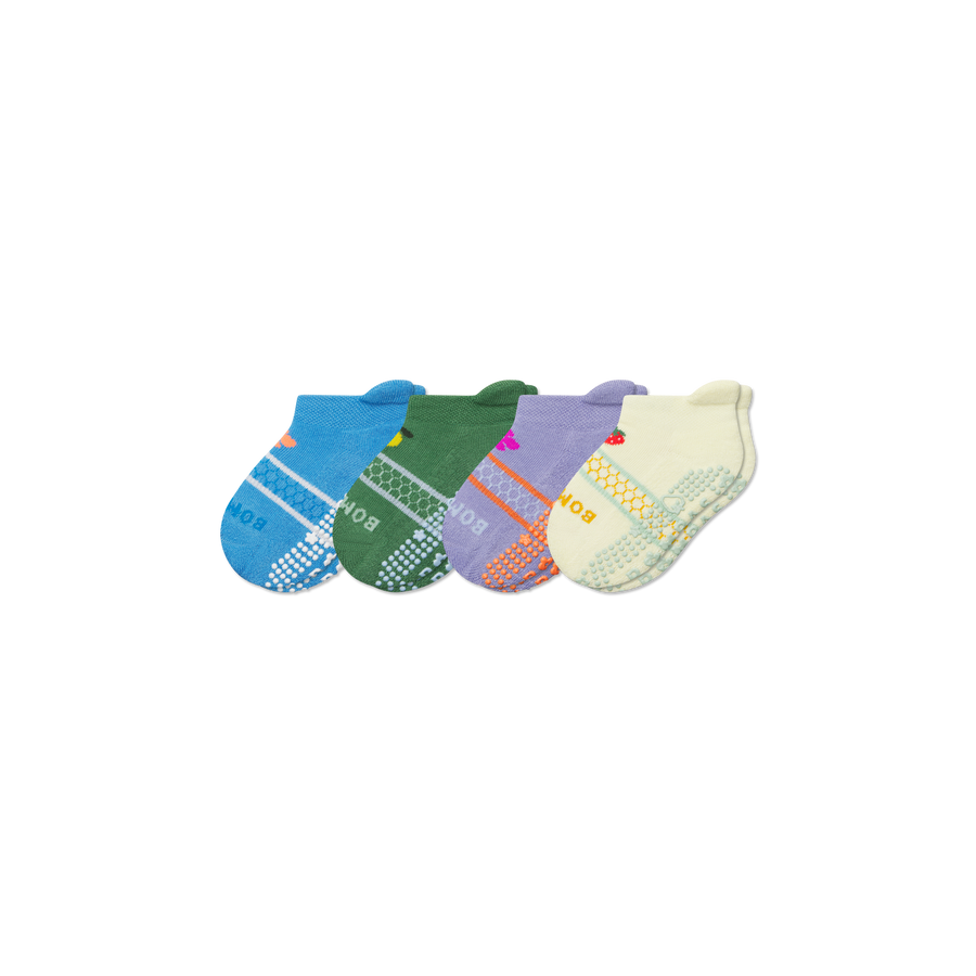 Toddler Garden Party Ankle Sock 4-Pack - Fresh Choice
