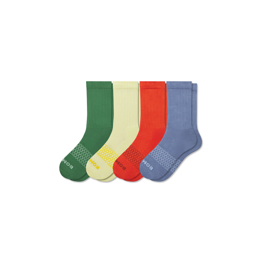 Youth Solids Calf Sock 4-Pack - Ready Pick