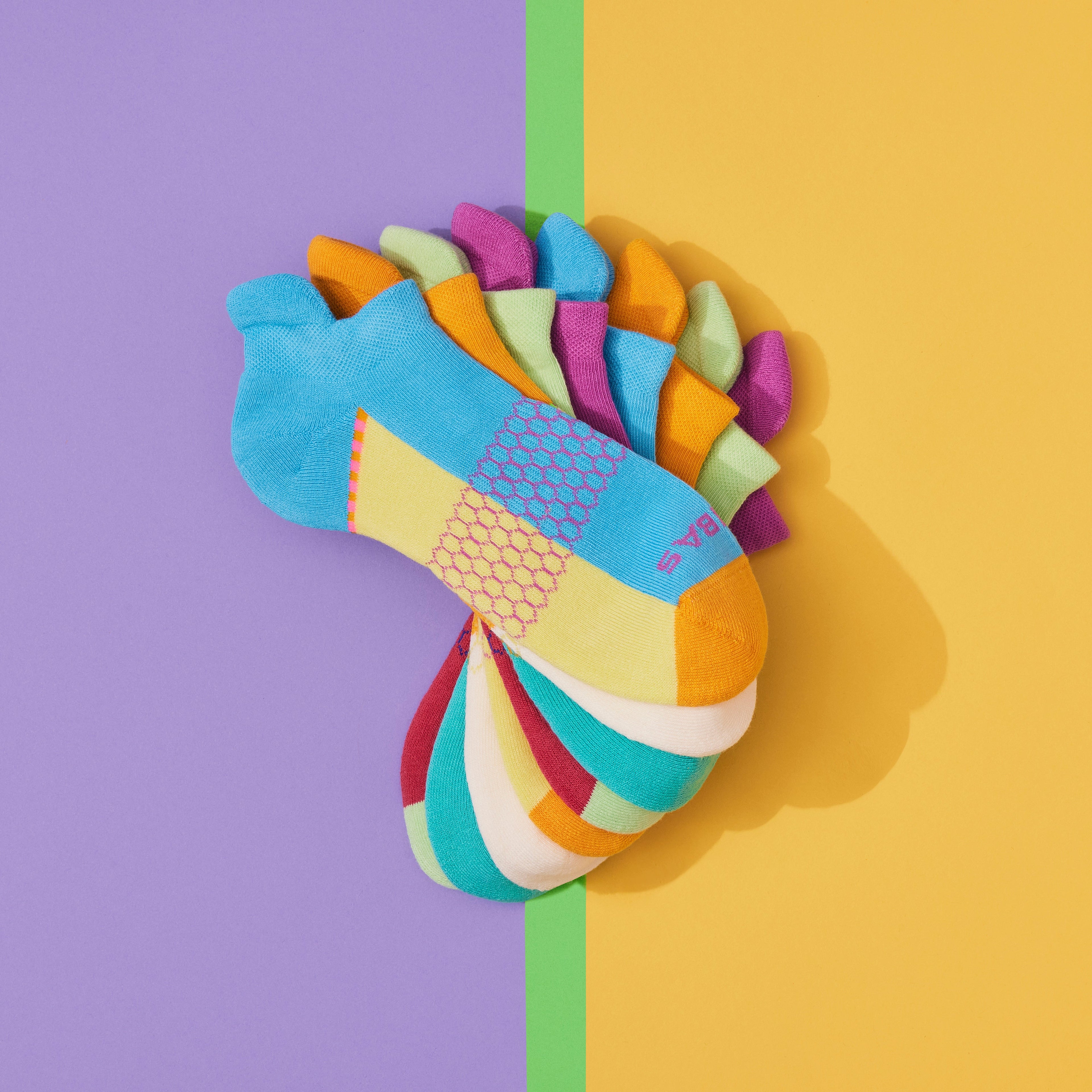 Black Hive Collection Creative Ankle Socks