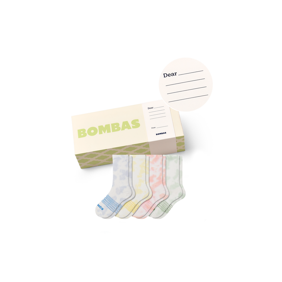 Youth Calf Sock 4-Pack Gift Box - Modern Touch