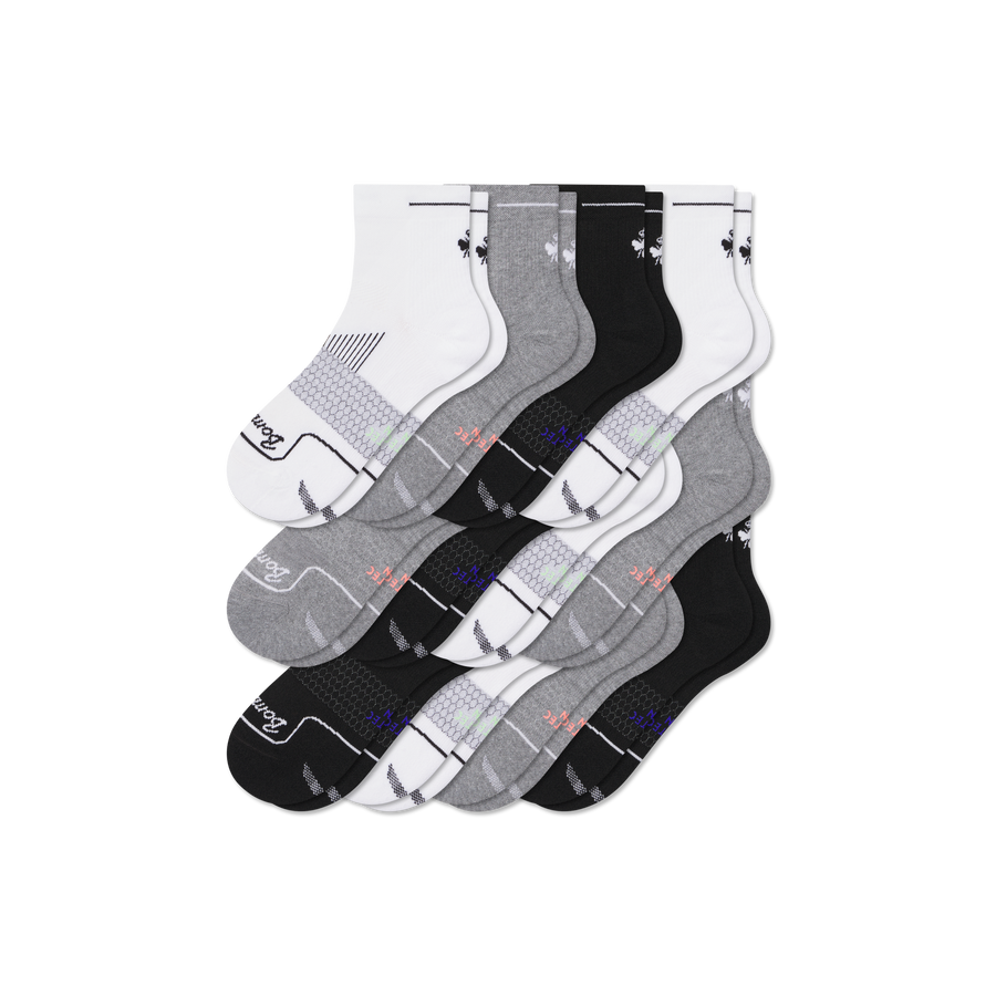 Men's Run Quarter Sock 12-Pack - Soft Step