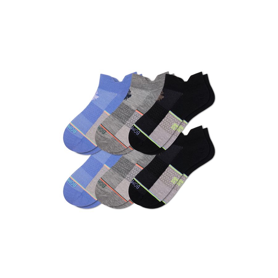 Men's Sport Merino Wool Blend Ankle Sock 6-Pack - Premium Pick