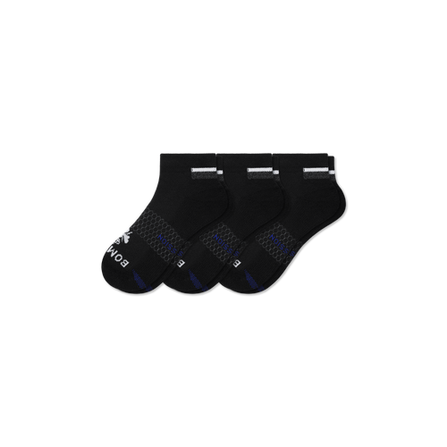 Performance Compression Ankle Socks 3-Pack - black