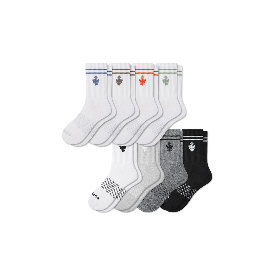Men's Half Calf Sock 8-Pack - Soft Step