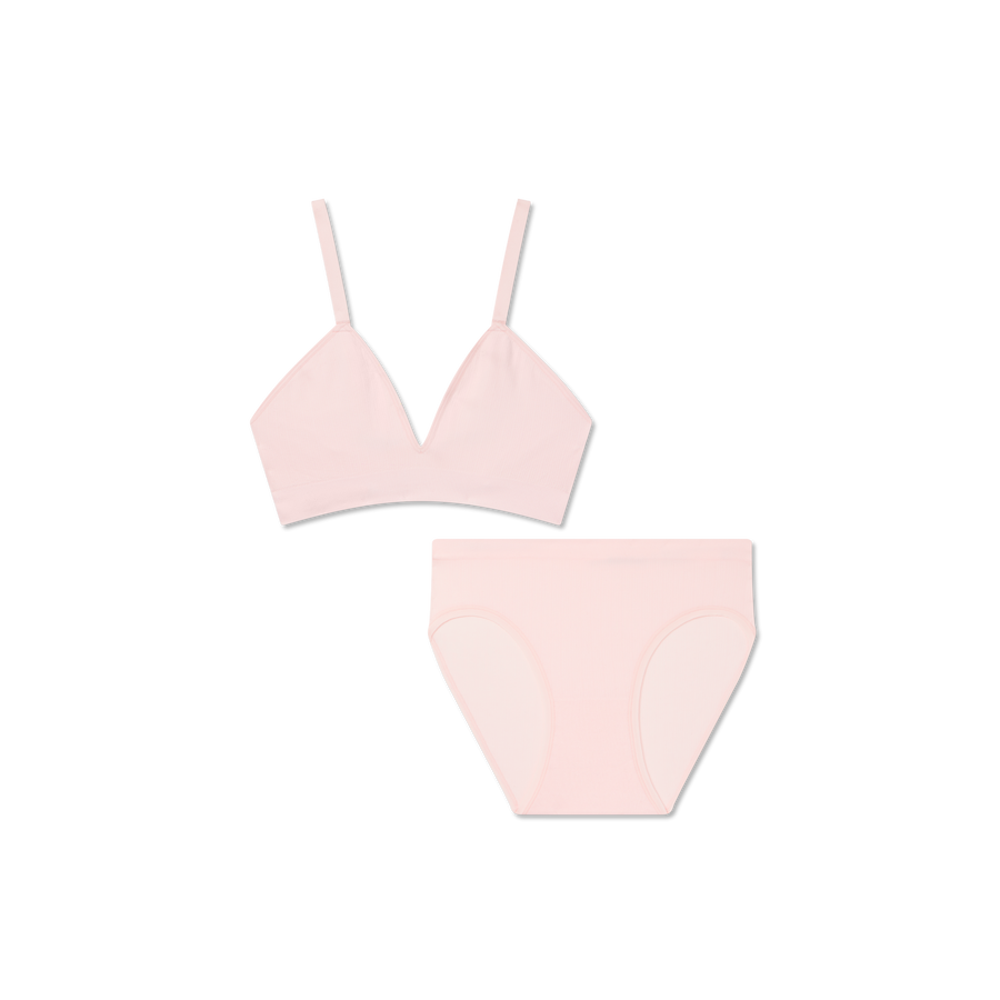 Women's Seamless Triangle Bralette + Brief Pack - Daily Pick