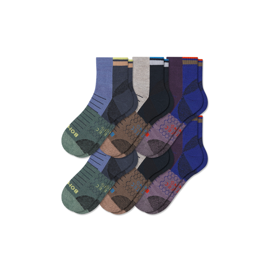 Women's Hiking Quarter Sock 6-Pack - Daily Cushion