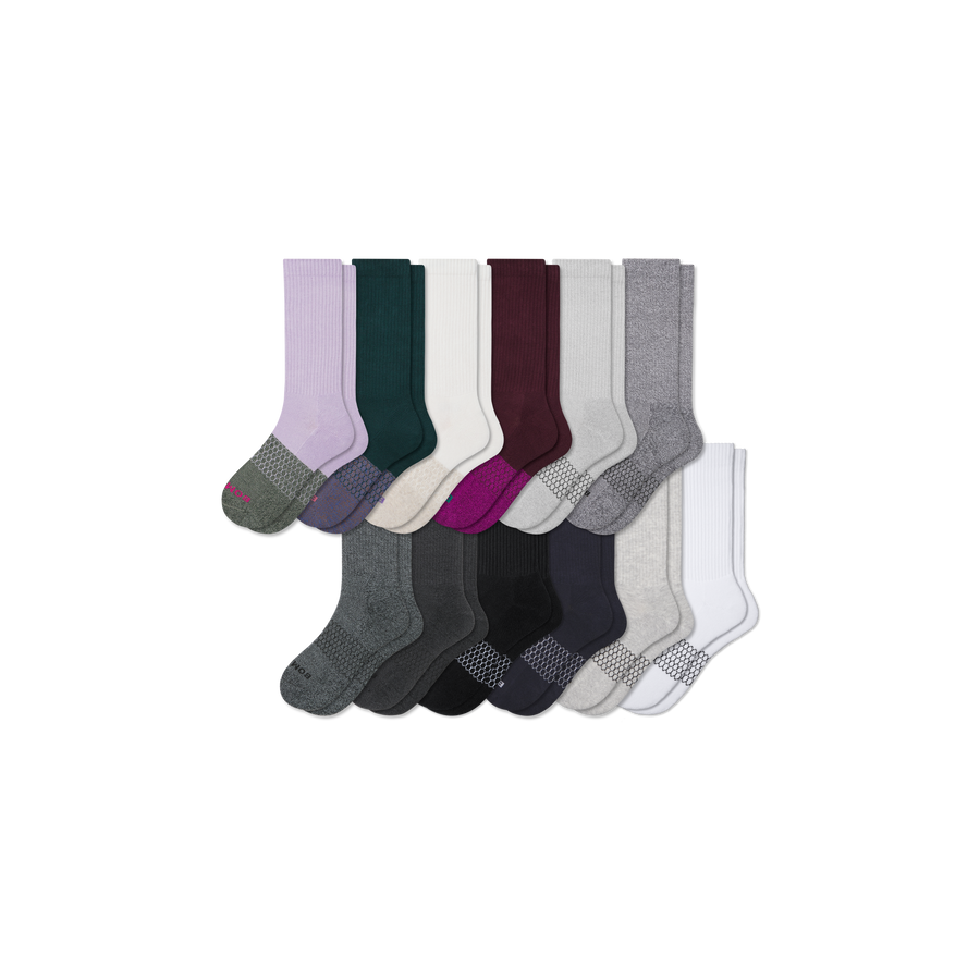 Women's Marl Calf Sock 12-Pack - Daily Cushion