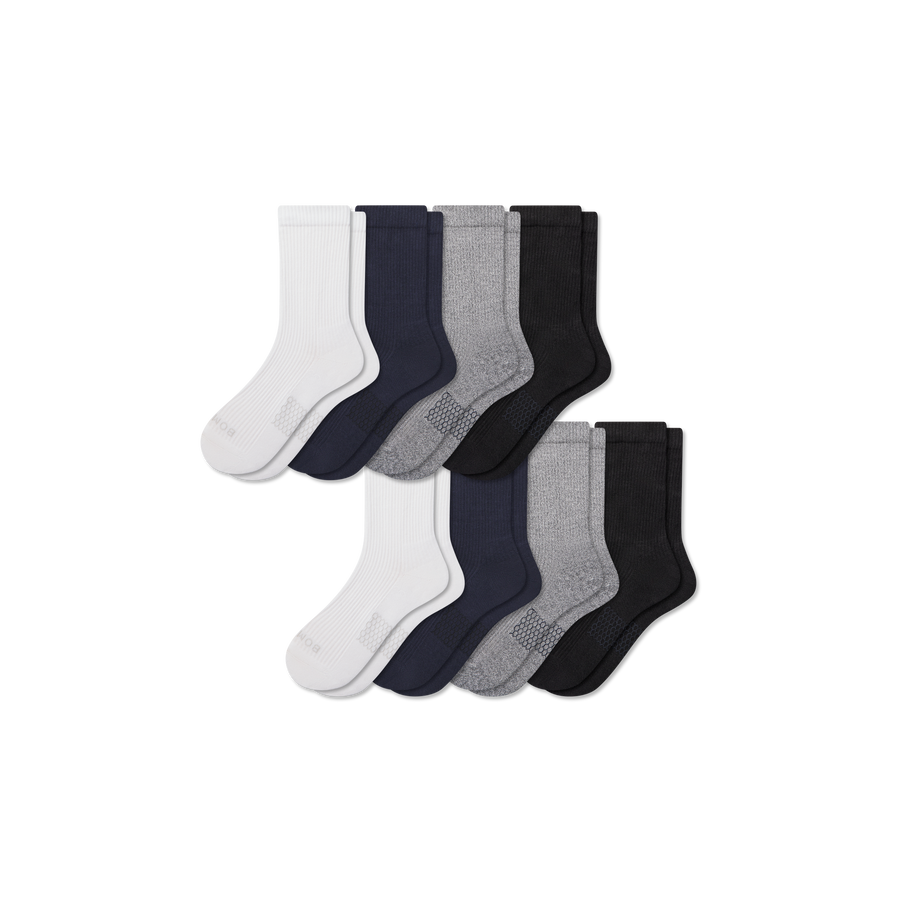 Men's Modern Rib Half Calf Sock 8-Pack - Fresh Choice