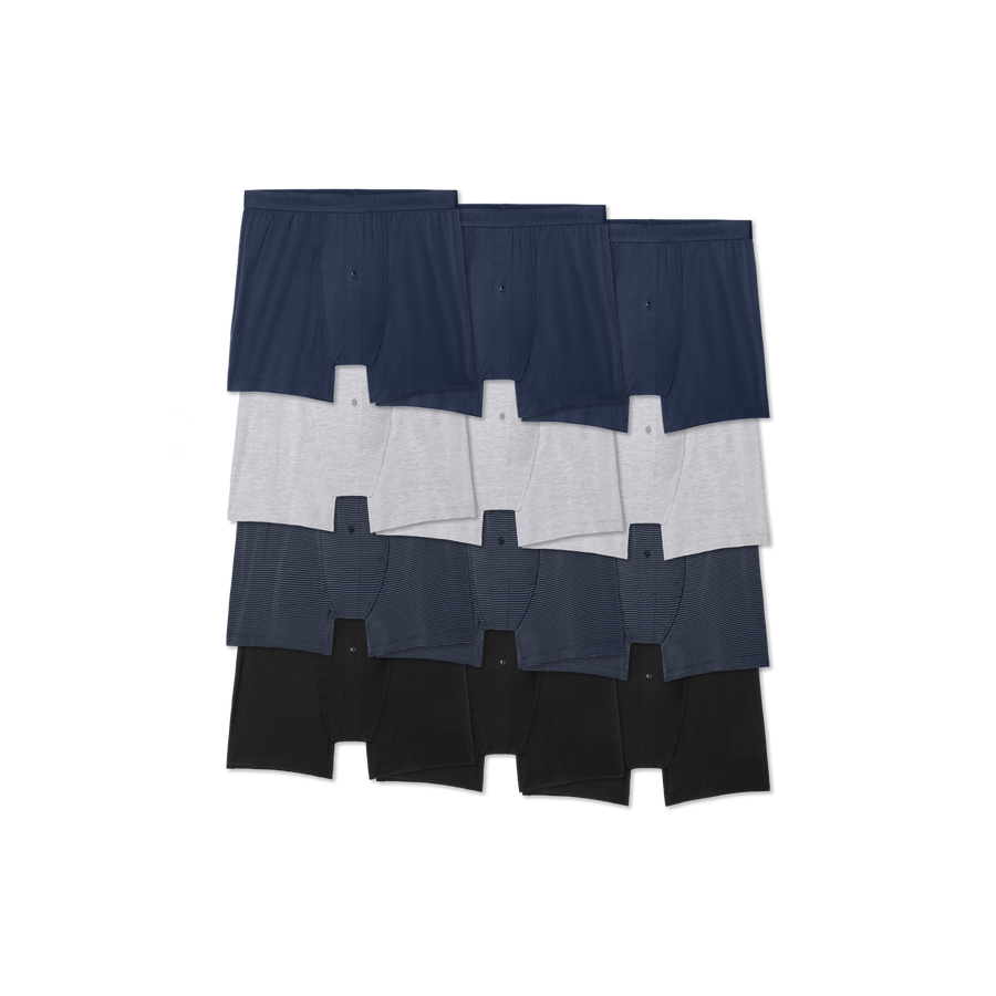 Men's Cotton Modal Blend Boxer 12-Pack - Daily Pick