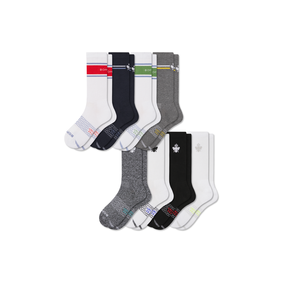 Women's All Sport Calf Sock 8-Pack - All Day Fit