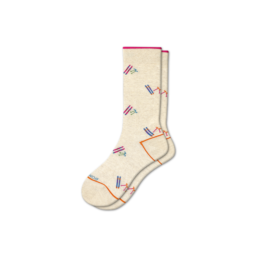 Women's Lightweight Chalet Calf Socks - Travel Pair