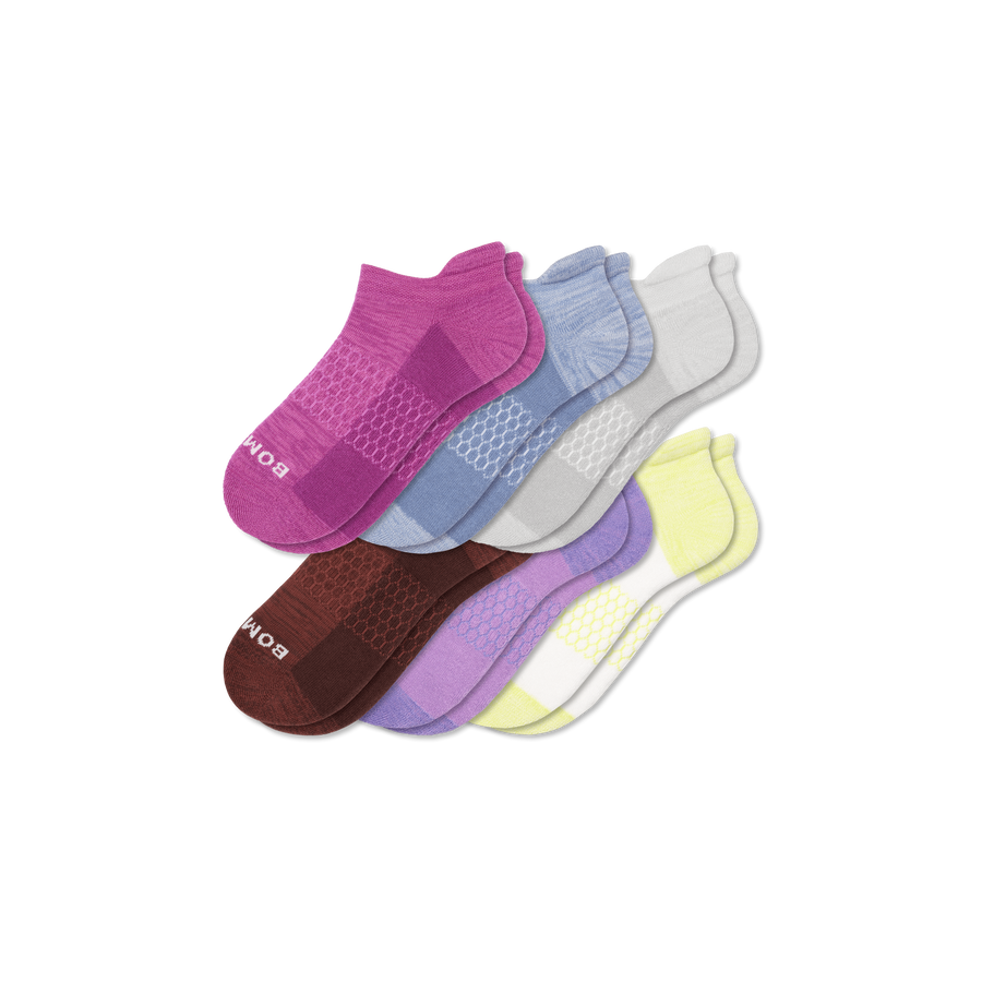 Women’s Two Tone Ankle Sock 6-Pack - Light Cushion