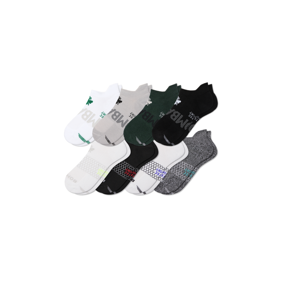 Men's All Sport Ankle Sock 8-Pack - Clean Finish