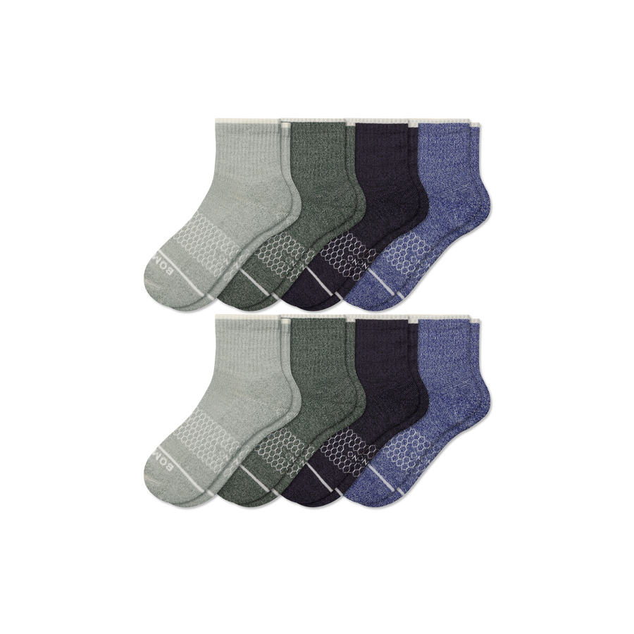 Women's Merino Wool Blend Quarter Sock 8-Pack - Daily Pick