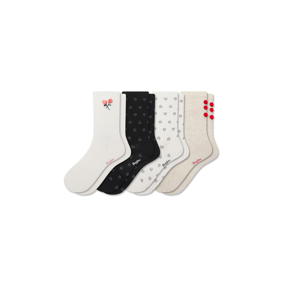 Women’s ’s Day Half Calf Sock 4-Pack - Daily Step