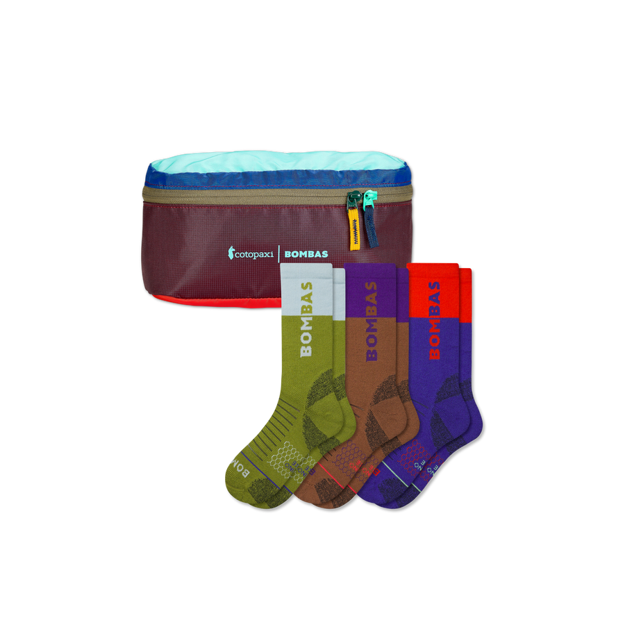 Women's Merino Wool Blend Hiking Sock 3-Pack & Cotopaxi Fanny Pack - Ready Pick