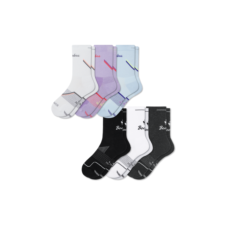Women's Run Half Calf Sock 6-Pack - Fresh Choice