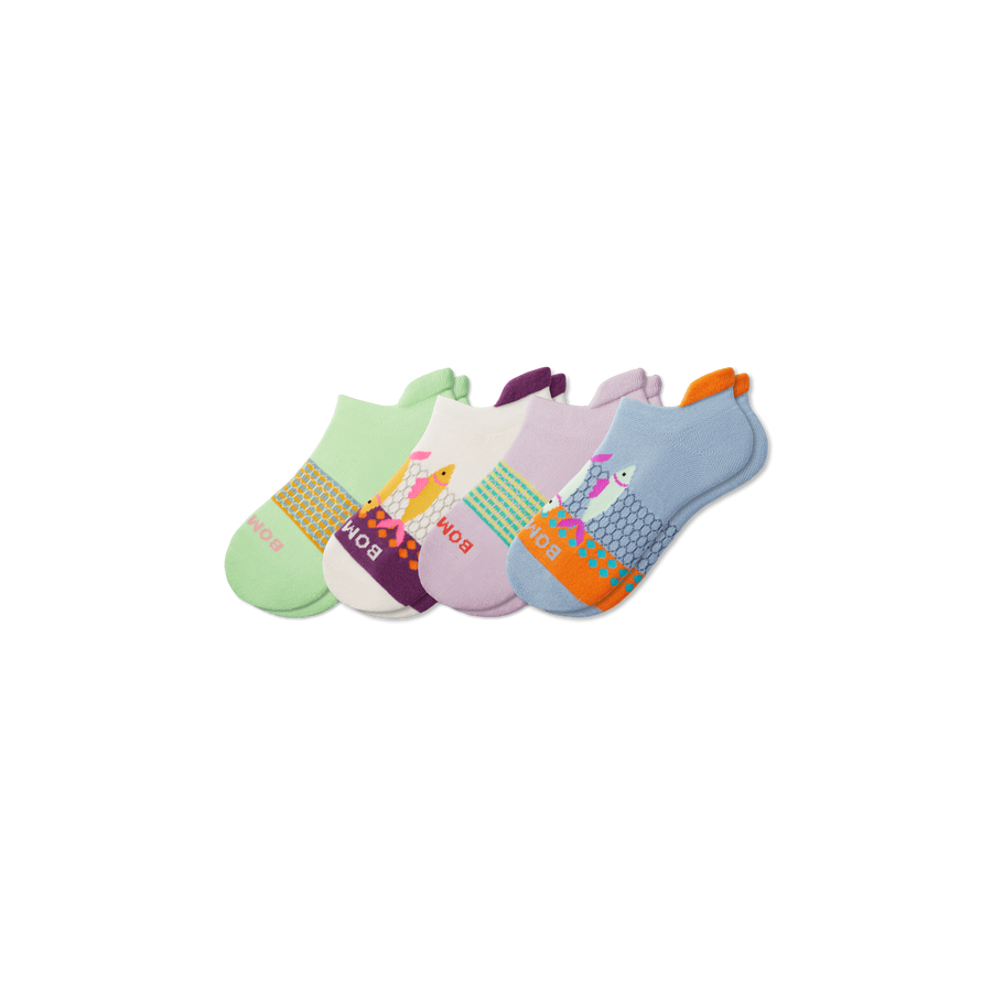 Youth Aquatic Ankle Sock 4-Pack - Classic Ready