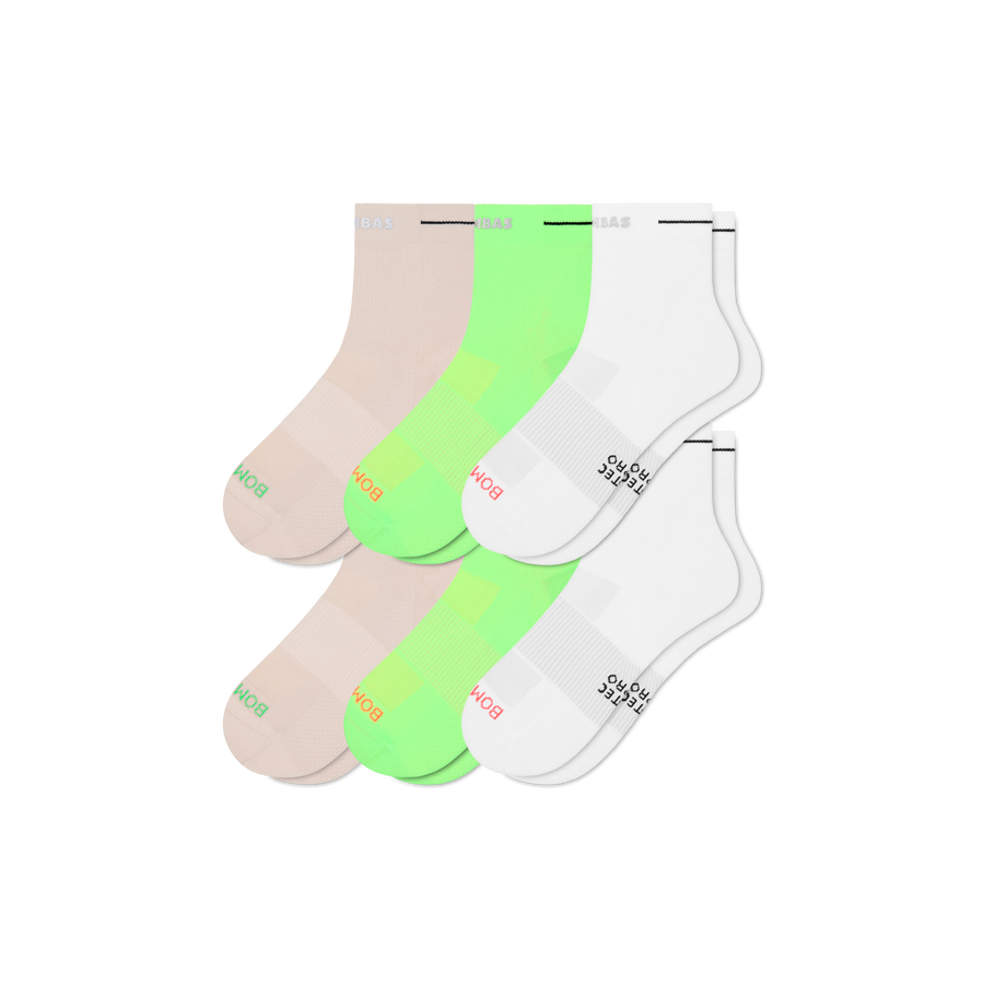Women's RunPro Quarter Sock 6-Pack - Easy Pair