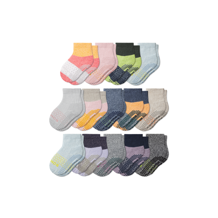 Toddler Week of Bombas Gripper Calf Sock 14-Pack - Modern Touch