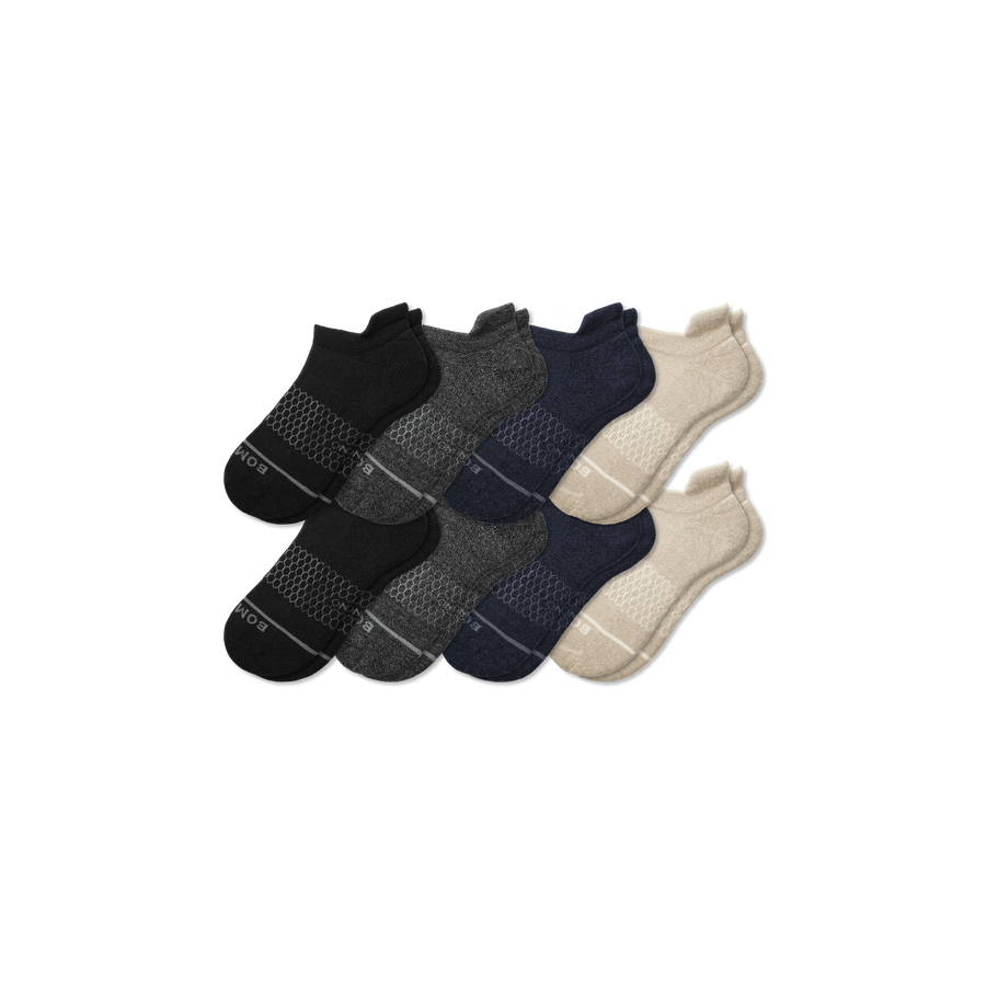 Men's Merino Wool Blend Ankle Sock 8-Pack - Travel Pair