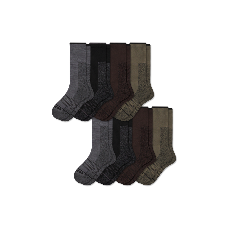 Women's Ultra Strong Merino Blend Calf Sock 8-Pack - Fresh Choice