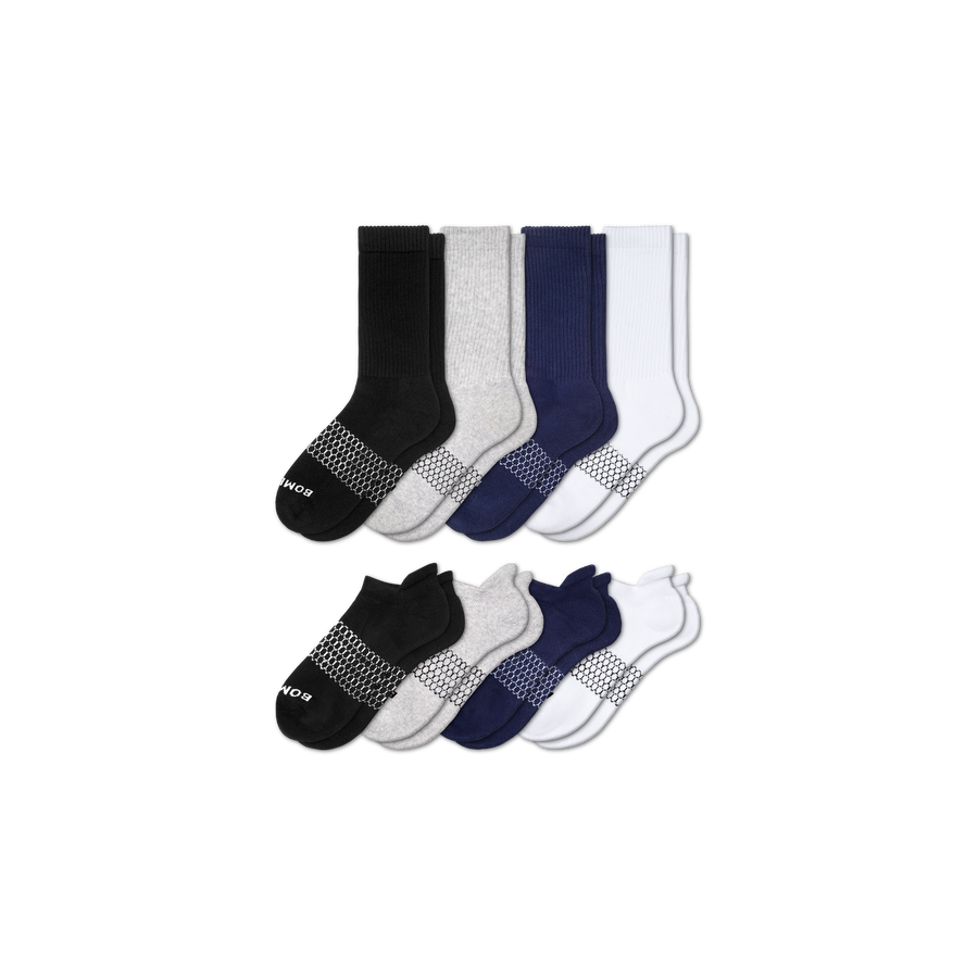 Men's Calf & Ankle Sock 8-Pack - Daily Cushion