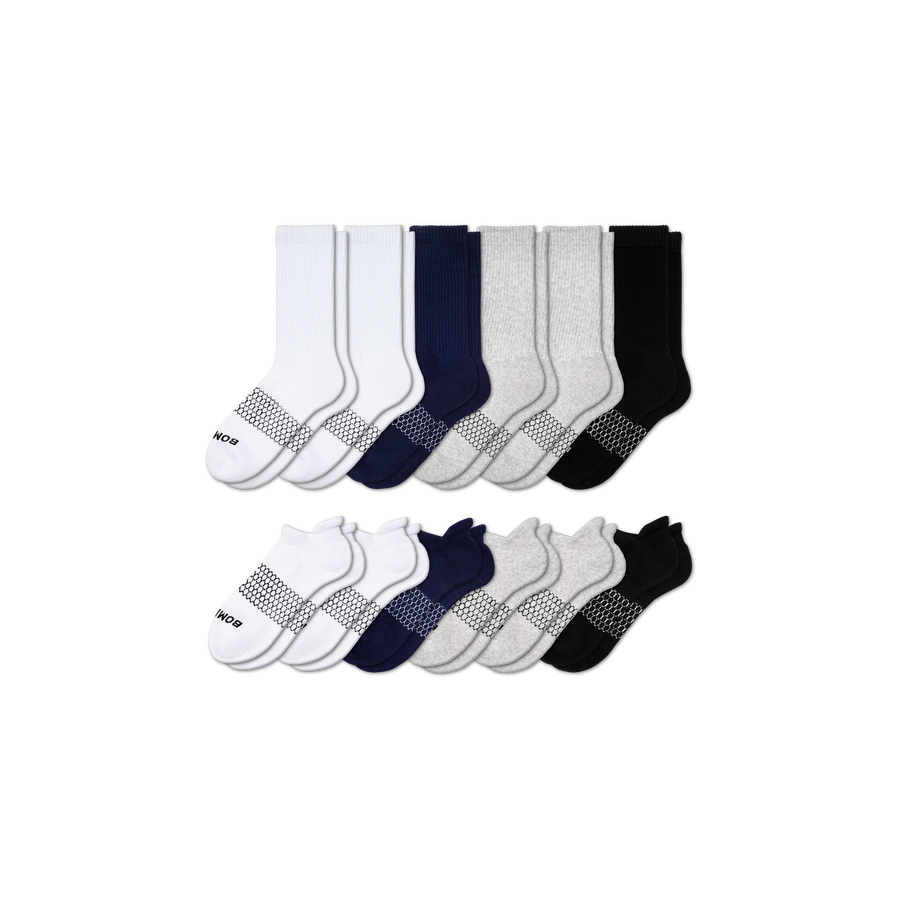 Men's Calf & Ankle Sock 12-Pack - Ready Pair