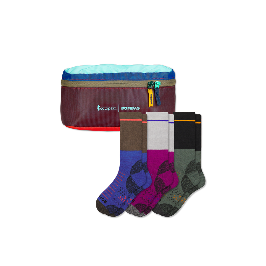 Men's Hiking Calf Sock 3-Pack & Cotopaxi Fanny Pack - Ready Pair
