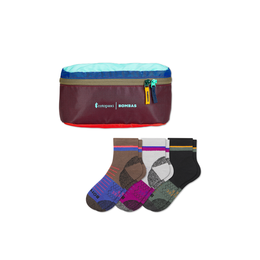 Men's Hiking Quarter Sock 3-Pack & Cotopaxi Fanny Pack - Modern Touch
