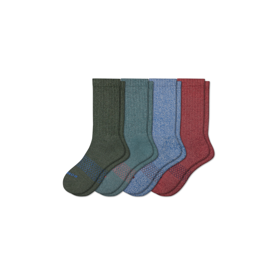 Men's Best Seller Calf Sock 4-Pack - Simple Style
