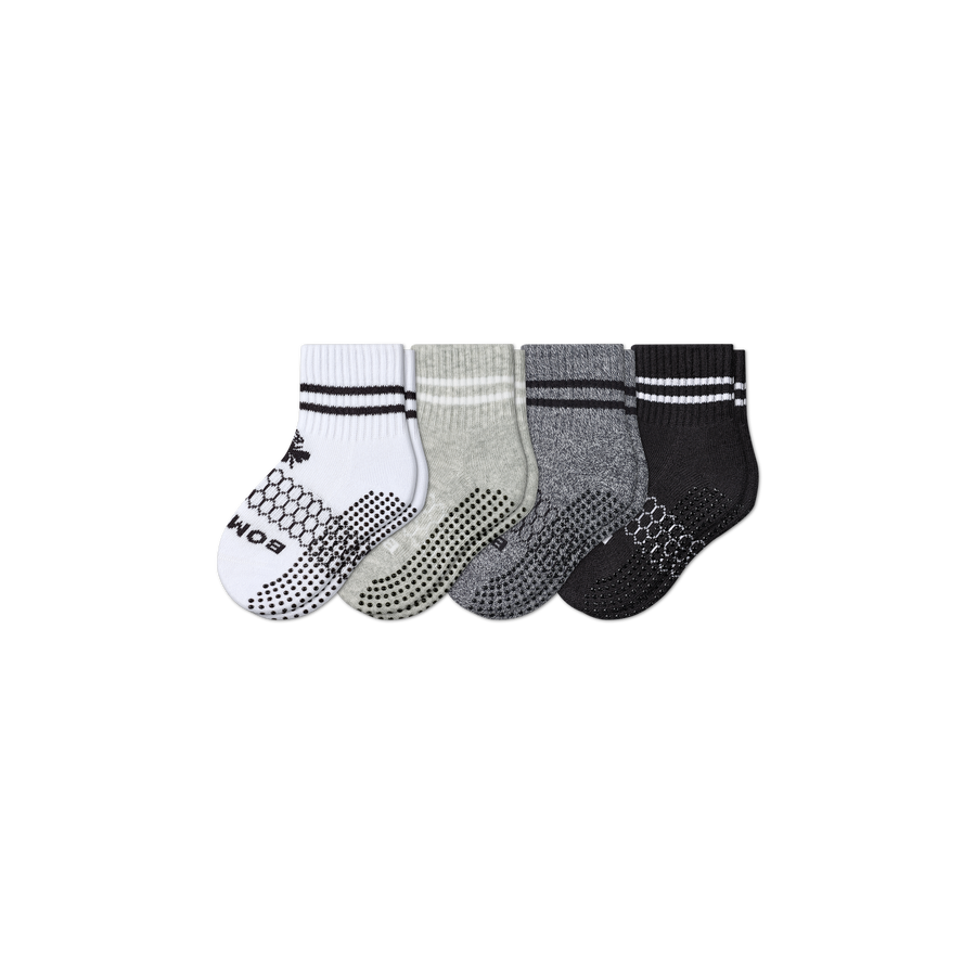 Toddler Gripper Calf Sock 4-Pack - Clean Finish