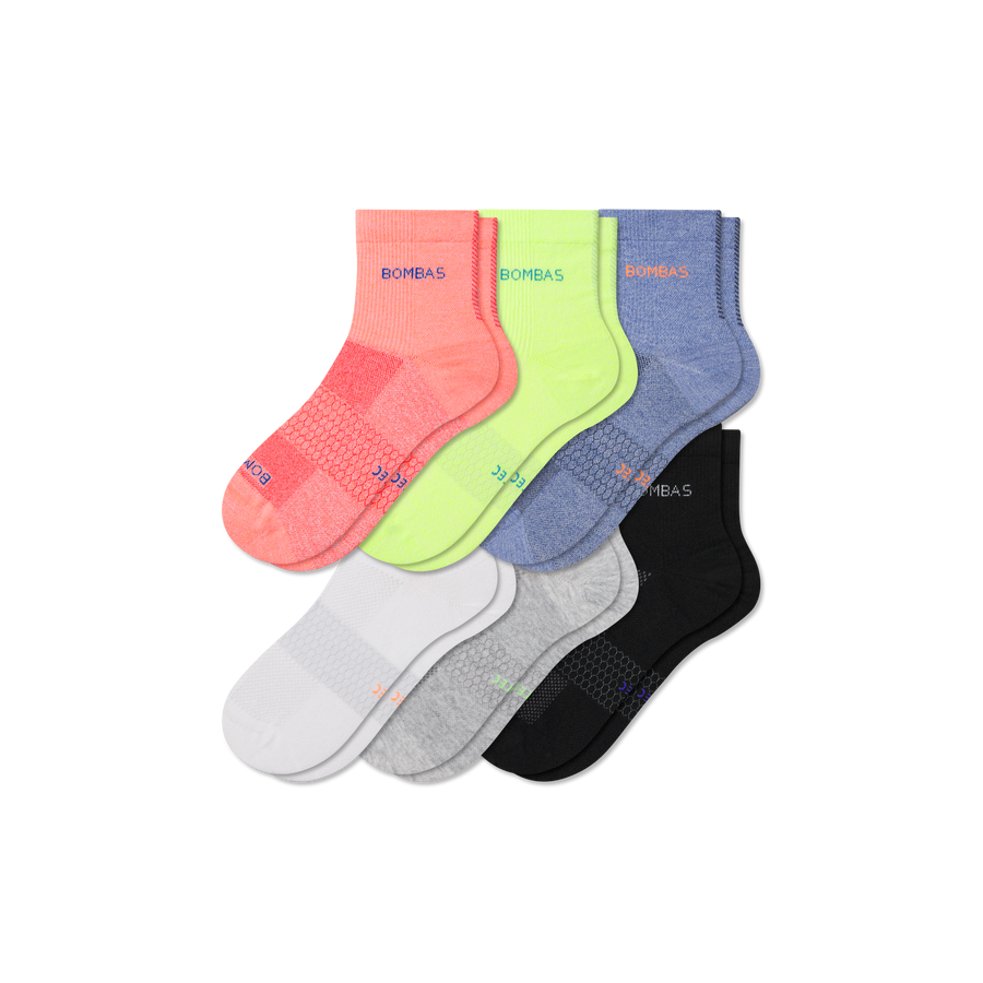 Women's Sport Quarter Sock 6-Pack - Easy Pair
