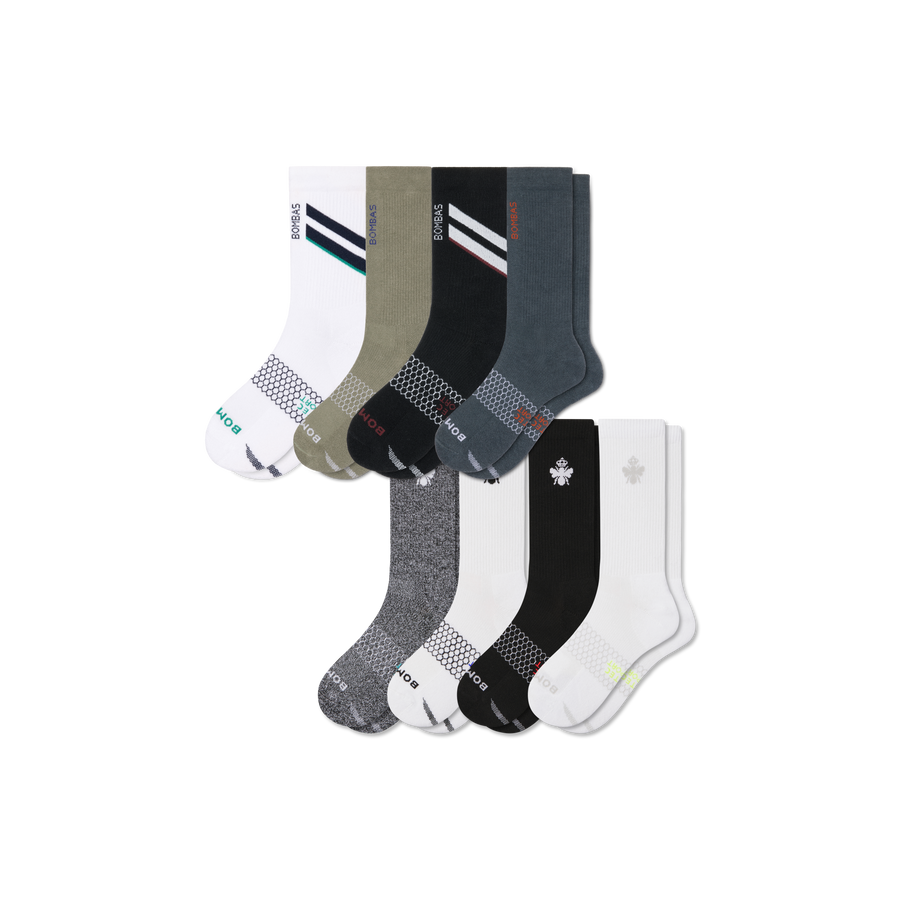 Men's All Sport Calf Sock 8-Pack - Daily Step
