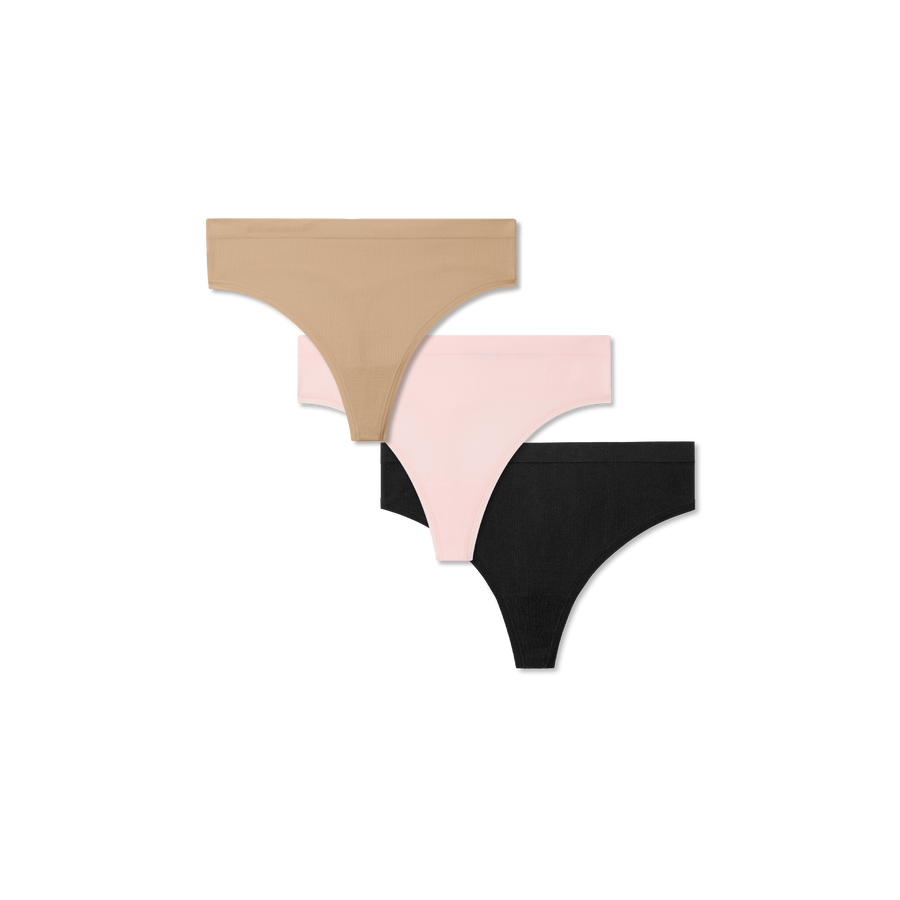 Women's Thong 3-Pack - Simple Style
