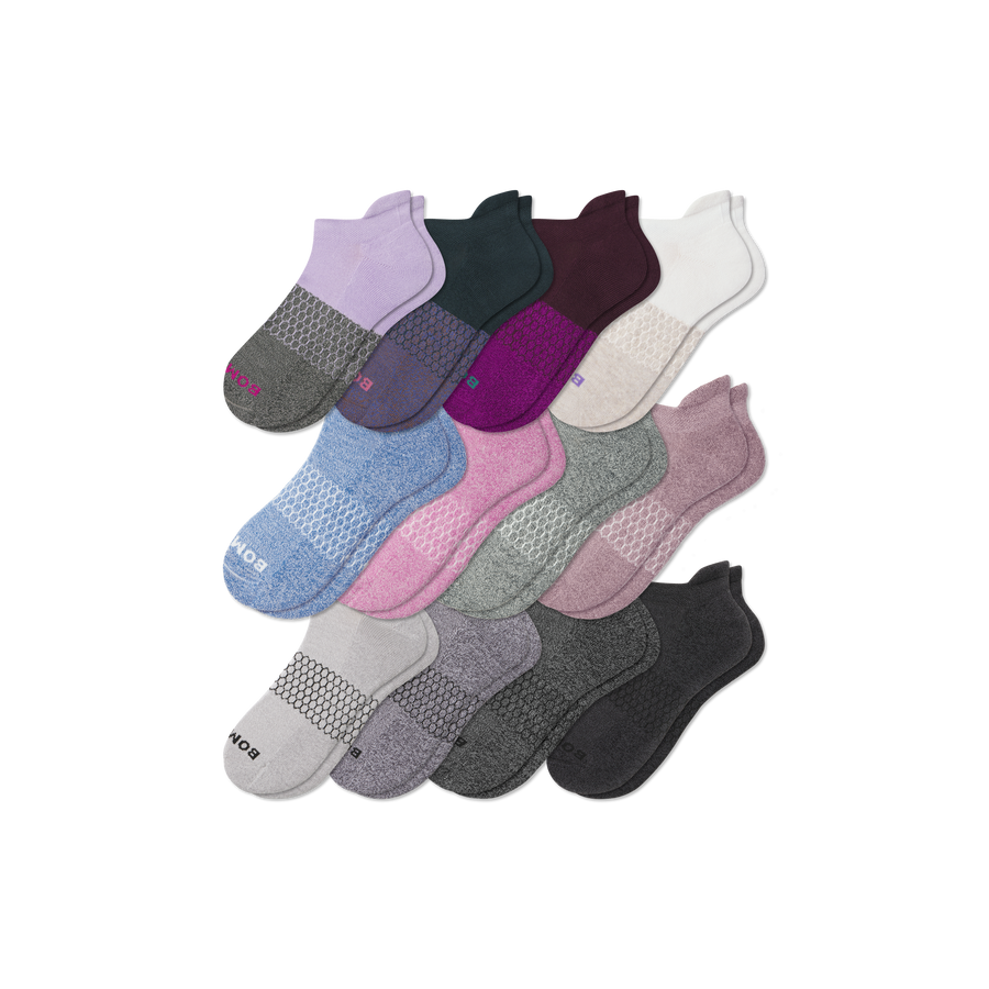 Women's Marl Ankle Sock 12-Pack - Modern Touch