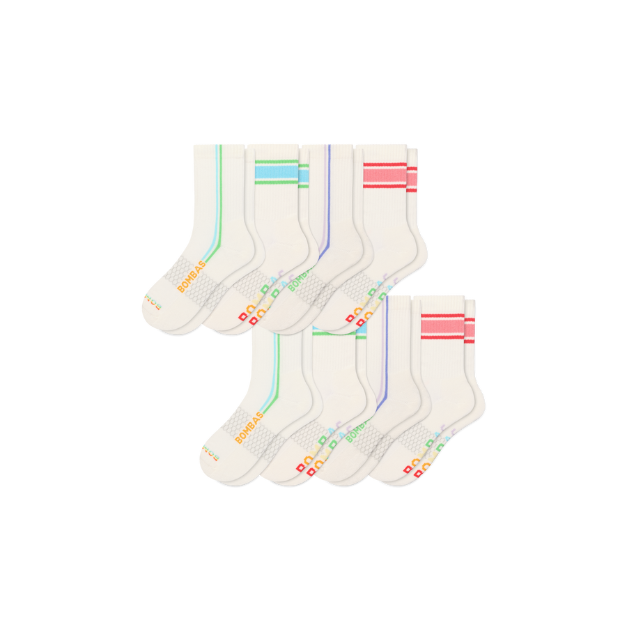 Pride Half Calf Sock 8-Pack - Travel Pair