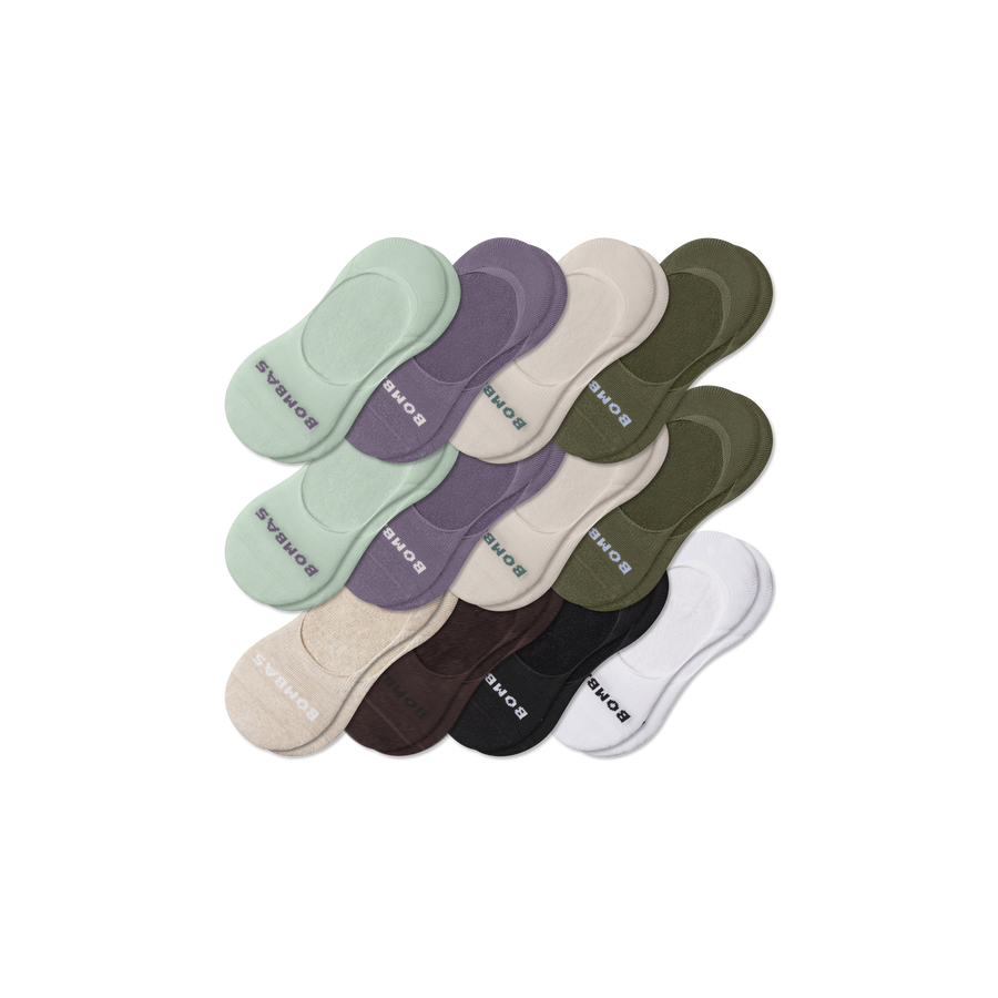 Women's Mid-Cut No Show Sock 12-Pack - Simple Style