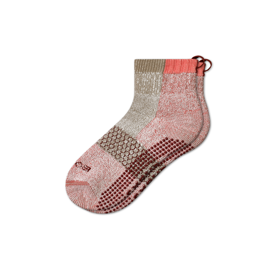 Women's Merino Wool Blend Gripper House Socks - Everyday Pair
