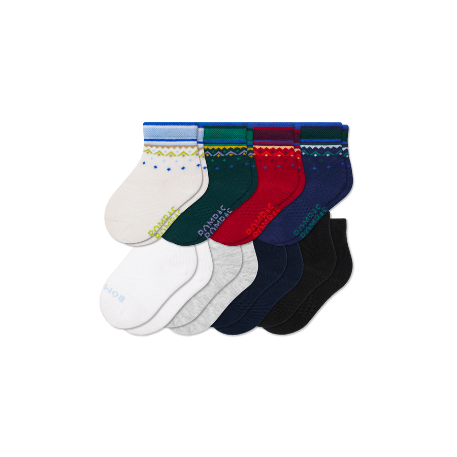 Toddler Calf Sock 8-Pack - Simple Style