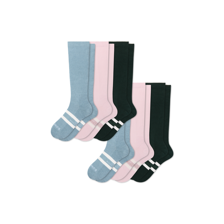 Women's Knee High Sock 6-Pack (15-20mmHg) - Daily Step