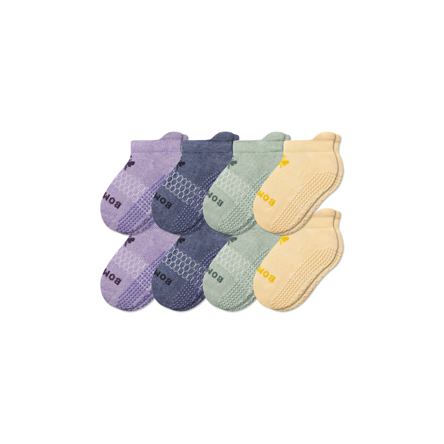 Junior Marl Gripper Ankle Sock 8-Pack - Ready Pair
