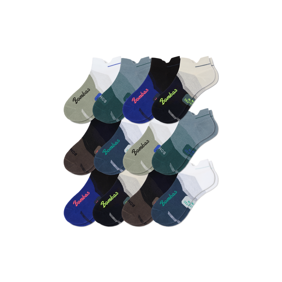 Men's Run Ankle Sock 12-Pack - Daily Cushion