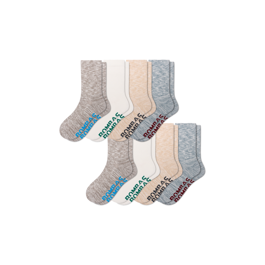 Men's Summer Ragg Half Calf Sock 8-Pack - Premium Pick