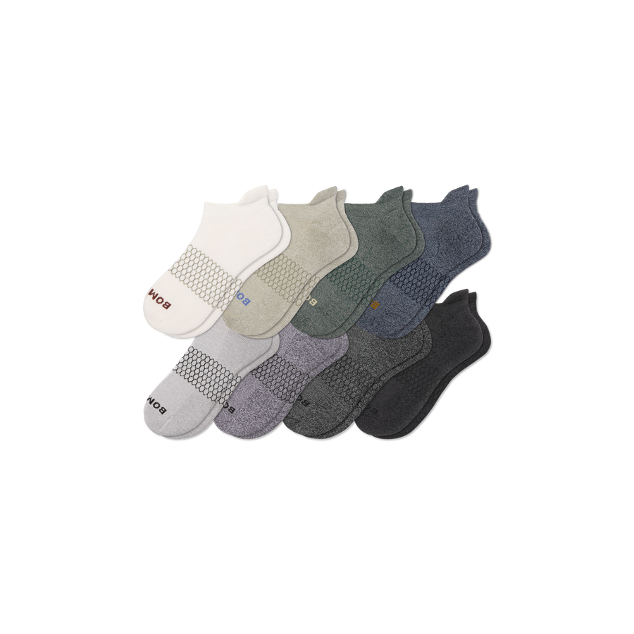 Men's Marl Ankle Sock 8-Pack - Ready Pair