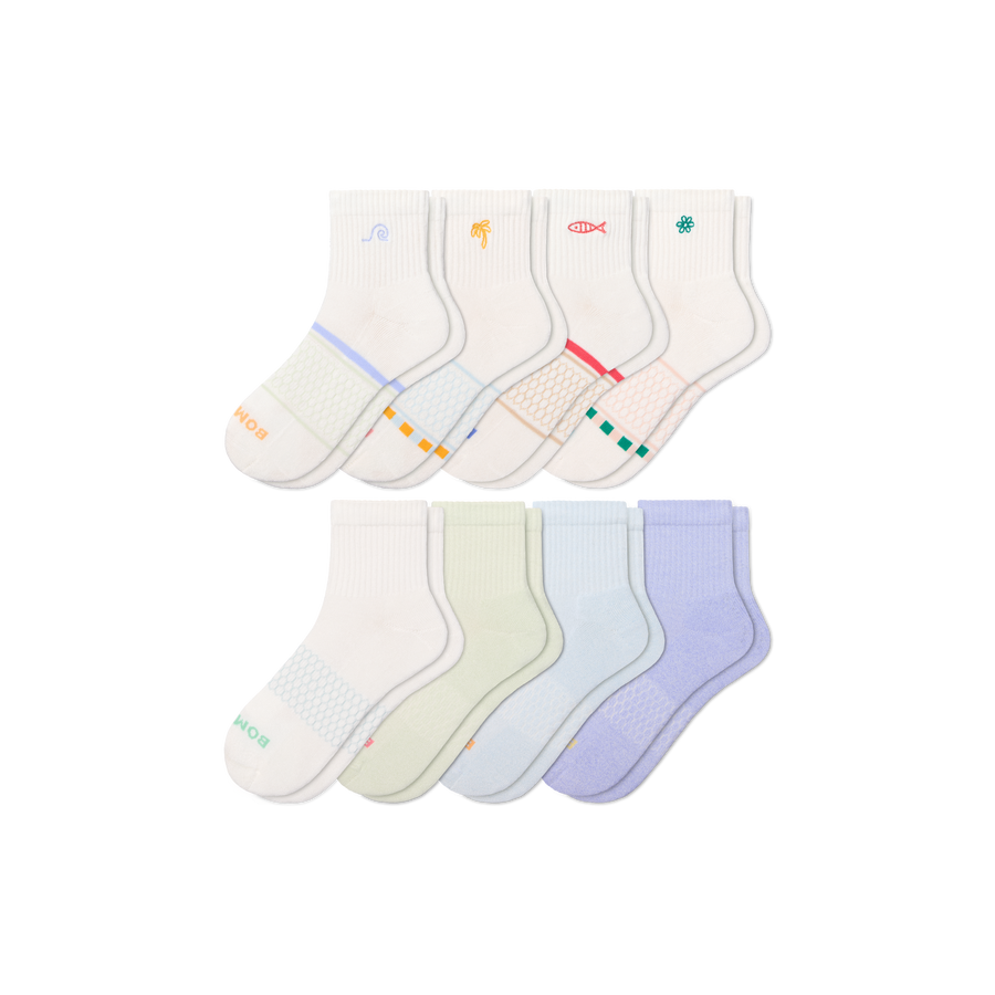 Women's Quarter Sock 8-Pack - Everyday Pair