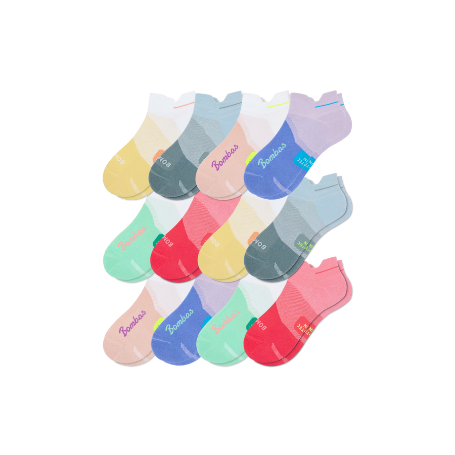 Women's Run Ankle Sock 12-Pack - Travel Pair