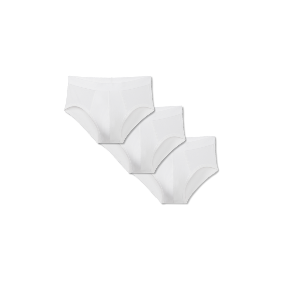 Men's Cotton Modal Blend Flyless Brief 3-Pack - Weekend Comfort