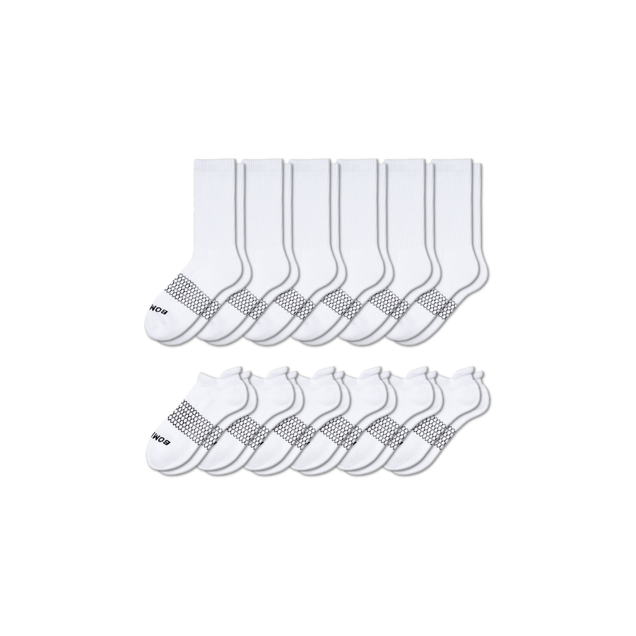 Women's Calf & Ankle Sock 12-Pack - Easy Pair